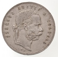 1869KB 1Ft Ag 'Ferenc József / Angyalos Címer' Körmöcbánya (12,34g) T:1-,2 / 
Hungary 1869KB 1 Forint Ag 'Franz Joseph'  - Non Classificati