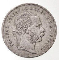 1878KB 1Ft Ag 'Ferenc József / Középcímer' T:2 Kis Ph. / Hungary 1878KB 1 Forint Ag 'Franz Joseph / Coat Of Arms' C:XF S - Unclassified