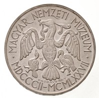 1977. 200Ft Ag 'Magyar Nemzeti Múzeum / Tarsolylemez' Jelzett Próbaveret Tervezet, 'PRÓBAVERET' A Hátlap Alsó Részén T:B - Unclassified