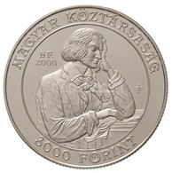 2000. 3000Ft Ag '125 éves A Zeneakadémia' T:BU
/ Hungary 2000. 3000 Forint Ag '125th Anniversary Of The Liszt Academy' C - Zonder Classificatie