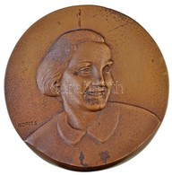 Kopits János (1872-1944) DN 'N?i Mellkép' Egyoldalas, öntött Br Plakett (589g/195mm) T:2 / Hungary ND 'Womans Portrait'  - Non Classificati