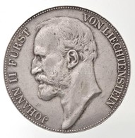 Liechtenstein 1904. 5K Ag 'II. János Herceg' (23,98g) T:2,2- Ph. 
/ Liechtenstein 1904. 5 Kronen Ag 'Prince John II' (23 - Ohne Zuordnung