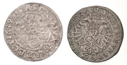 Német Államok / Szilézia 1649. 3kr Ag 'III. Ferdinánd' Boroszló (1,49g) + Csehország / Történelmi Tartomány 1698GE 3kr A - Non Classificati