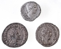 Római Birodalom / Róma / Hadrianus 124-128. Denár Ag (3,23g) + Antiokheia / Herennius Etruscus 250-251. Antoninianus Ag  - Unclassified