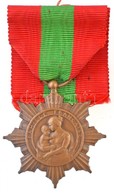 Franciaország 1920-1985. 'Médaille De La Famille (Családi Érem)' Jelzett Br Kitüntetés Szalagon. Szign.: Léon Deschamps  - Non Classificati