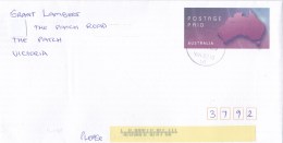 Australia 2018 Postage Paid - Prestamped Domestic Envelope Used - Covers & Documents