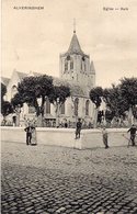 Alveringen - Kerk Met Animatie (rond 1910) - Alveringem