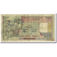 Billet, Tunisie, 5000 Francs, 1946, KM:27, TB+ - Tunisia