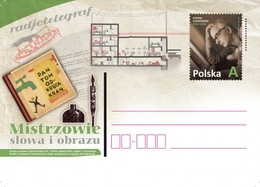 Poland 2018 - Masters Of Word And Image Stationery Postcard Mnh - Neufs