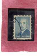 TURCHIA TURKÍA TURKEY 1948 President Lsmet Inonu PRESIDENTE 5k USATO USED OBLITERE' - Used Stamps