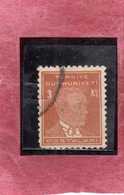 TURCHIA TURKÍA TURKEY 1931 1942 Mustafa Kemal Pasha (Kemal Ataturk) 3k USATO USED OBLITERE' - Used Stamps