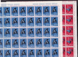 1958 Italia Italy Repubblica PREMIO ITALIA 68 Serie In Foglio Di 40 + 28 MNH** - Full Sheets