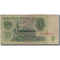 Billet, Russie, 3 Rubles, 1961, KM:223a, B+ - Russia