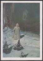 Russia USSR 1930 Artist Vasnetsov Snow Maiden Postcard - Brieven En Documenten