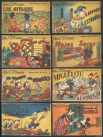 1 WALT DISNEY: More Than 110 Very Small Books In Spanish, Printed In Mexico (circa 194 - Children's