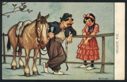 15 ARTIST SIGNED POSTCARDS: Gaucho In Love, Used, VF Quality - Autres & Non Classés