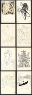 19 ARTIST SIGNED POSTCARDS: PICASSO Pablo: 8 PCs Edited By The Museum Of Modern Art Of - Sonstige & Ohne Zuordnung