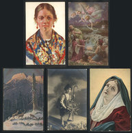 23 ARTIST SIGNED POSTCARDS: 7 Old Varied PCs (1 Used), VF General Quality - Autres & Non Classés