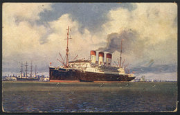 31 GERMANY: Steamship "CAP POLONIO" To Montevideo, Hamburg-Sudamerica Line, VF Quality! - Autres & Non Classés