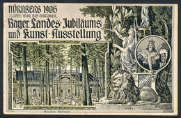 46 GERMANY: NÜRNBERG: 1906 Art Exhibition, Ed. Fritz Schardt, Sent To Buenos Aires In 19 - Autres & Non Classés