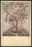 123 ARGENTINA: Argentina - France Week, 9 And 14 July, Circa 1910, VF Quality - Argentine