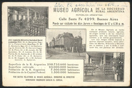 135 ARGENTINA: Advertising PC For Agricultural Museum Of Sociedad Rural Argentina, Circa - Argentine