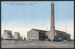 165 ARGENTINA: BAHIA BLANCA: Power Plant In Ingeniero White, Ed. Fumagalli, Unused And VF - Argentina