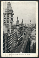 197 ARGENTINA: BUENOS AIRES: Mayo Avenue, Ed. Bourquin & Kohlmann, Sent To Italy In 1935 - Argentina