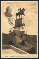 207 ARGENTINA: BUENOS AIRES: Monument To Gral. Mitre, Ed. Geser, Sent To La Falda In 1928 - Argentinien