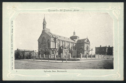 242 ARGENTINA: BUENOS AIRES: San Bernardo Church, Ed. Weiss, Unused And VF - Argentina