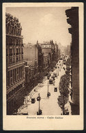 245 ARGENTINA: BUENOS AIRES: Callao Street, Trams, Ed. Bourquin, Unused, VF Quality - Argentine