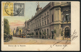 252 ARGENTINA: BUENOS AIRES: Banco De La Nación Bank, Sent To France In 1901, VF Quality - Argentine