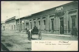 268 ARGENTINA: CORONEL PRINGLES (Buenos Aires): San Martín Street, Bazar, Circa 1905, Unu - Argentinien