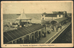 279 ARGENTINA: QUILMES: Boardwalk, Ed. Peuser, Used In 1924, VF - Argentinien