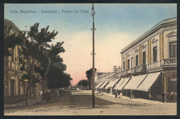 280 ARGENTINA: ENSENADA: República Street, Ed. Vda. De Beneforti, Unused, Circa 1910, VF - Argentine