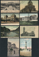 287 ARGENTINA: LA PLATA: 8 Old Postcards With Good Views Of The City, Fine To VF Quality, - Argentina
