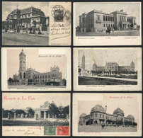289 ARGENTINA: LA PLATA: 6 Old Postcards With Good Views Of The City, Fine To VF Quality, - Argentine