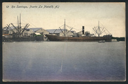 292 ARGENTINA: PORT OF LA PLATA: Río Santiago, Ed. Vda. De Beneforti, Unused, Circa 1910, - Argentinien