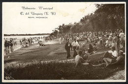 307 ARGENTINA: CONCEPCIÓN DEL URUGUAY: Municipal Beach Full Of People, One Corner Bent - Argentine