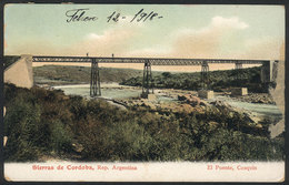 325 ARGENTINA: COSQUIN: Bridge, Ed. Rosauer, Used In 1918 - Argentine