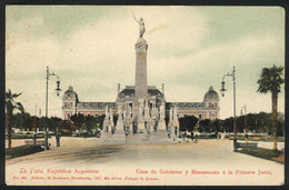 334 ARGENTINA: LA PLATA: Family Of Government & Monument, Ed. Rosauer, Used Circa 1905, V - Argentina