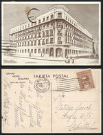 344 ARGENTINA: MAR DEL PLATA: Grand Hotel Nogaro, Used In 1937, VF Quality - Argentinien