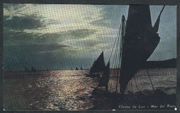 350 ARGENTINA: MAR DEL PLATA: Sailing Boats At Sea, Ed. Casa Rey, Unused And VF - Argentine