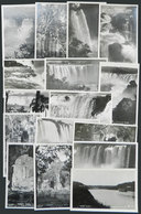 361 ARGENTINA: IGUAZÚ Waterfalls + Ruins Of San Ignacio, Misiones, Lot Of 16 Old Cards Wi - Argentine