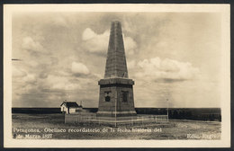 365 ARGENTINA: PATAGONES: Obelisk Commemorating 8 March 1827, Ed. Bagli, Unused And VF - Argentine