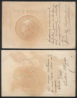 366 ARGENTINA: President Sarmiento And Roca, 2 Embossed PCs, Ed. Dimitrijewits, Used In 1 - Argentine