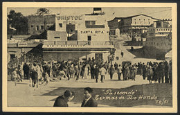 377 ARGENTINA: RIO HONDO: People On A Commercial Street, Used In 1952, VF Quality - Argentina