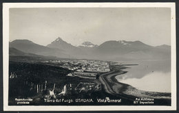 422 ARGENTINA: USHUAIA (Tierra Del Fuego): General View, Fot. Kohlmann, Used In 1938, VF - Argentine