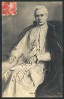 454 ARGENTINA: Pope Pius X, Nice Postcard Used In Buenos Aires In 1904, VF! - Argentine