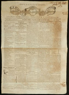 484 ARGENTINA: Newspaper "La Gaceta Mercantil" Of Buenos Aires, 24 May 1836, First And Se - Autres & Non Classés